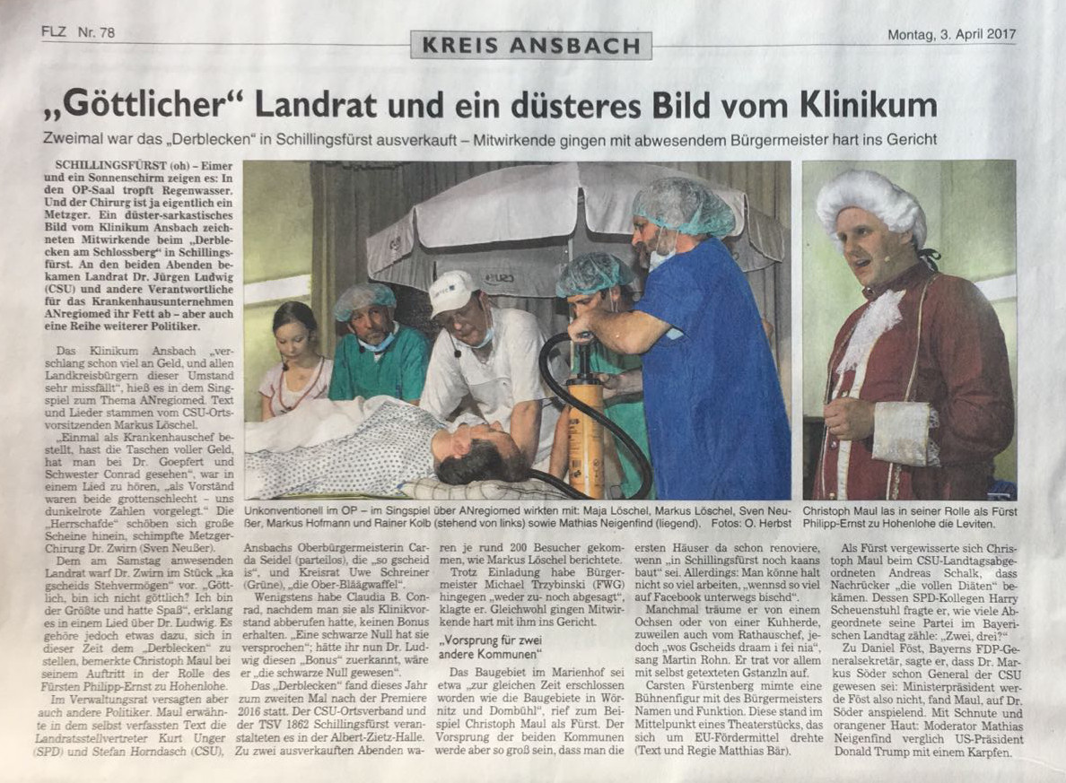 Zeitungsbericht Derblecken 2017 FLZ Ansbach